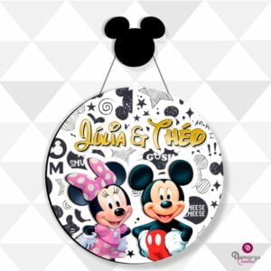 Porta Maternidade Mickey e Minnie