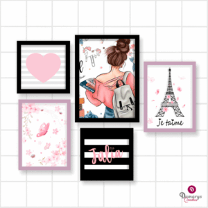 Quadro Infantil Kit Paris